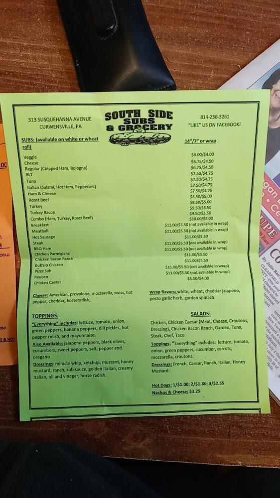 South Side Subs & Groceries Dish 2